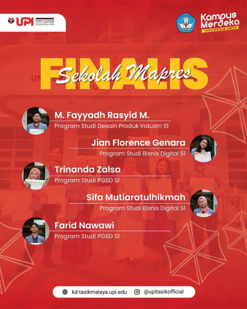Selamat dan Sukses kepada Top 5 Finalis Sekolah Mahasiswa Berprestasi ...